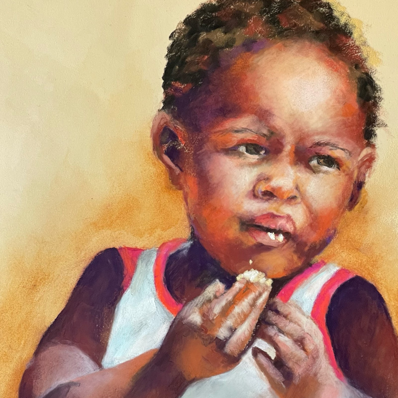 A taste of Joy | original pastel art