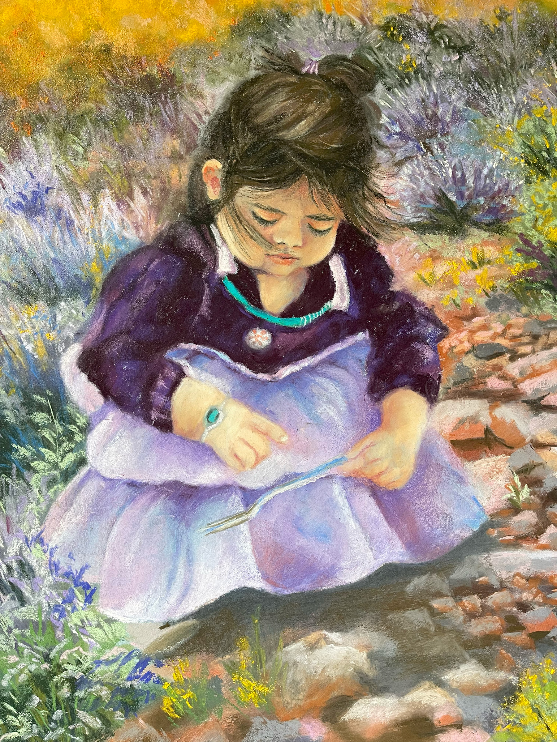 Where Light Dances| original pastel artwork