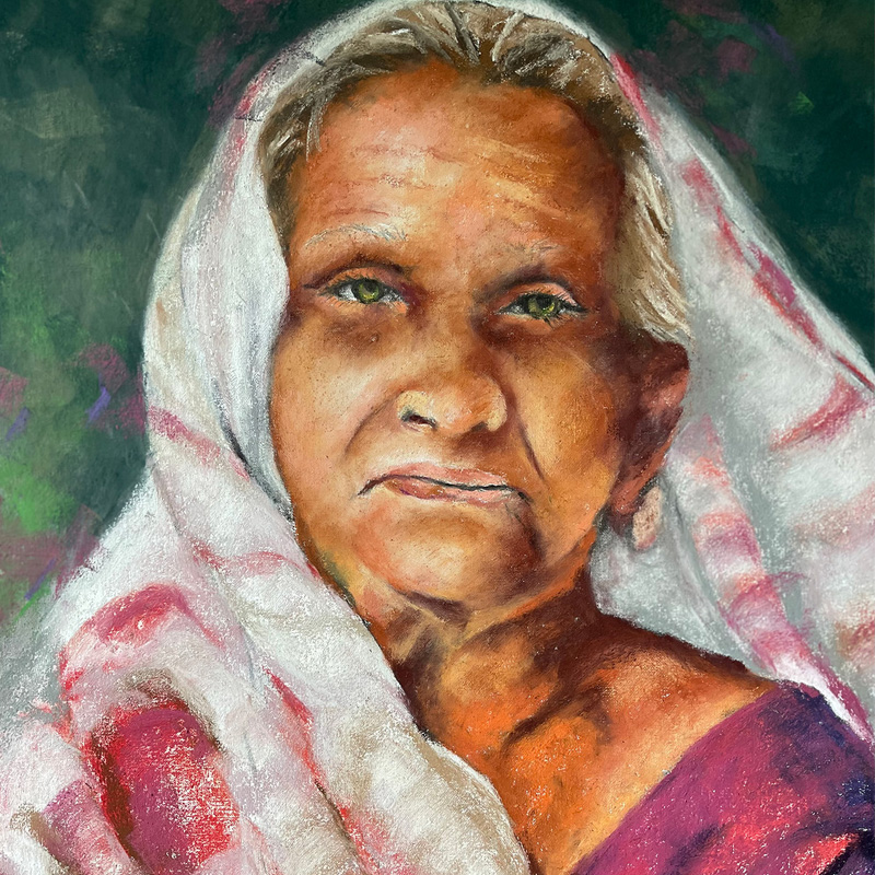 Wisdom } original pastel art